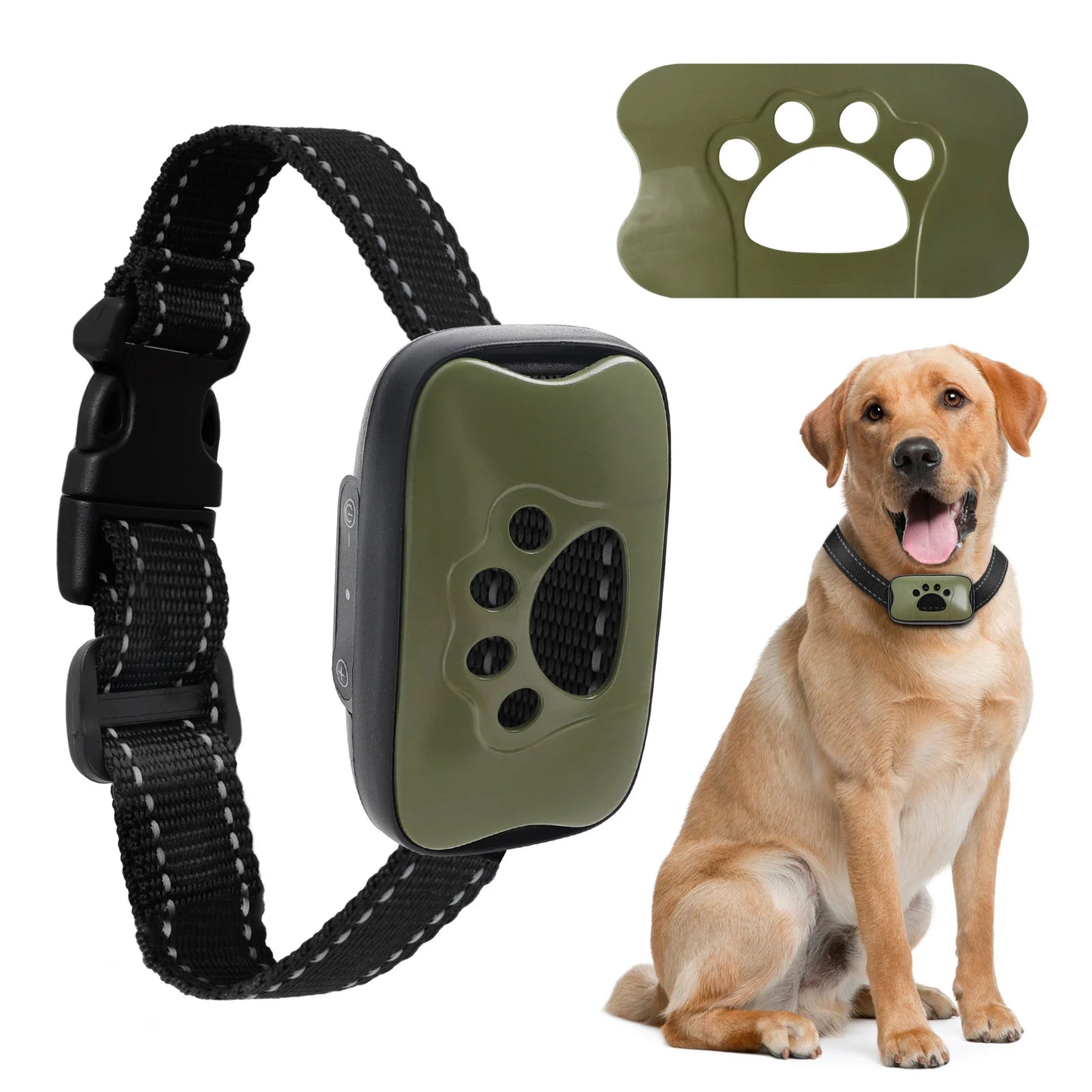 USB Rechargeable Ultrasonic Anti Bark Dog Training Collar