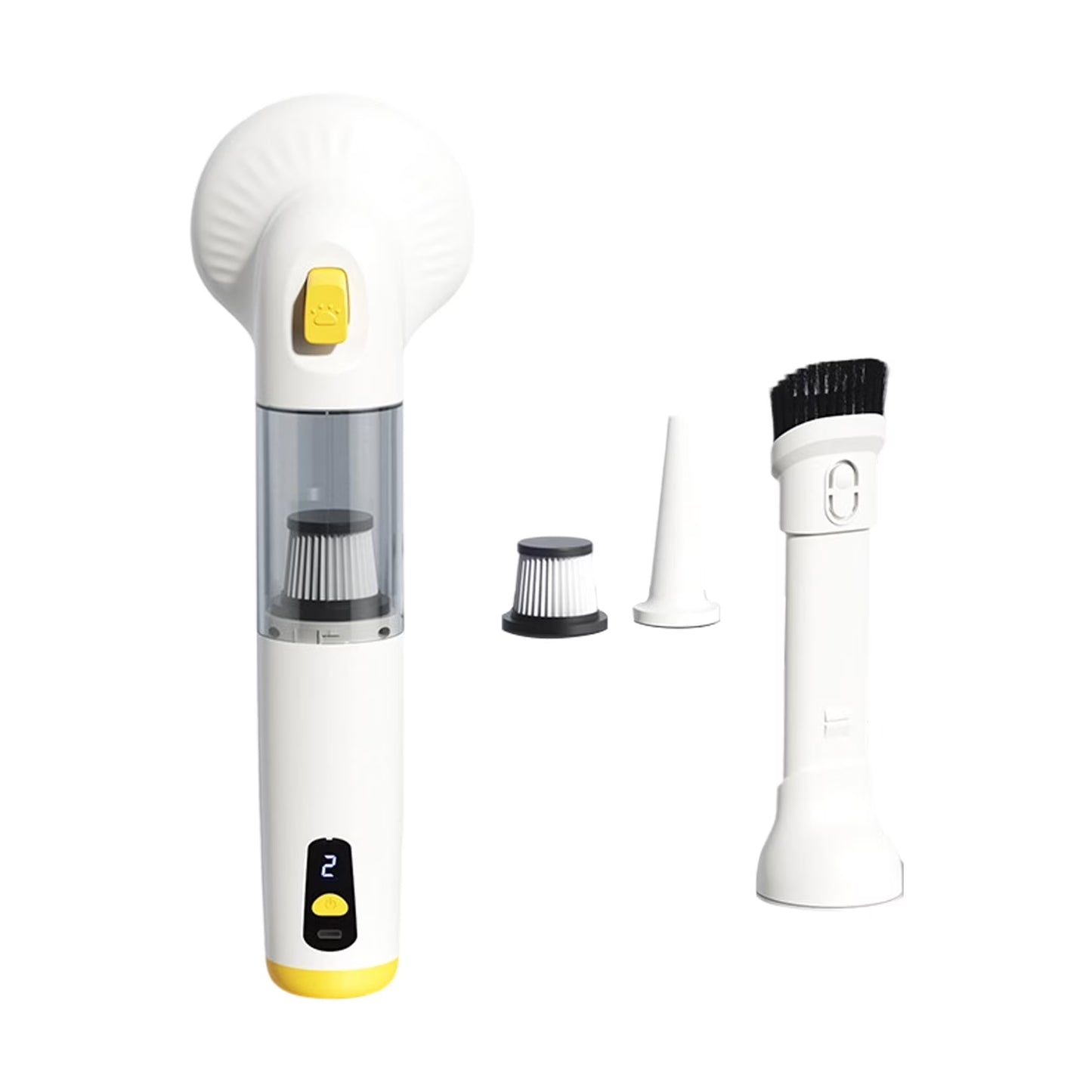 Multifunction Pet Hair Vacuum Grooming Brush