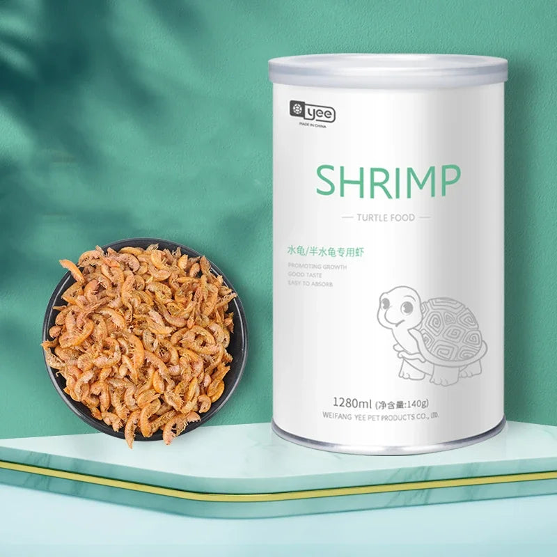 Dried Fish, Shrimp & Mealworm Food for Turtles, Fish & Reptiles