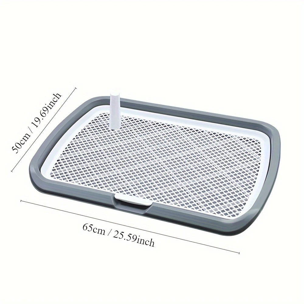 Reusable Dog Potty Training Toilet Tray with Removable Net
