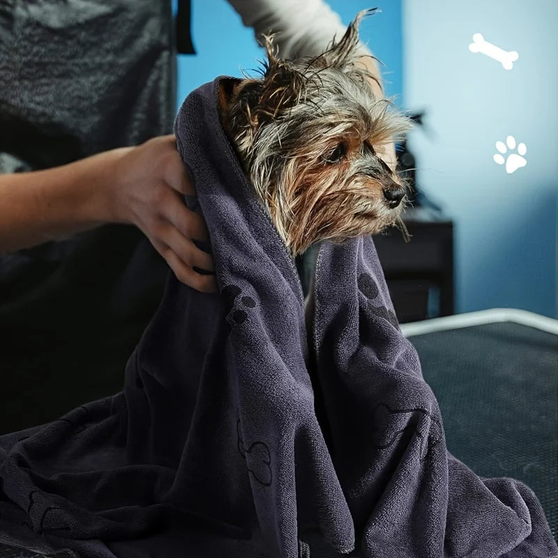 Quick-Drying Microfiber Dog Towel for Pets