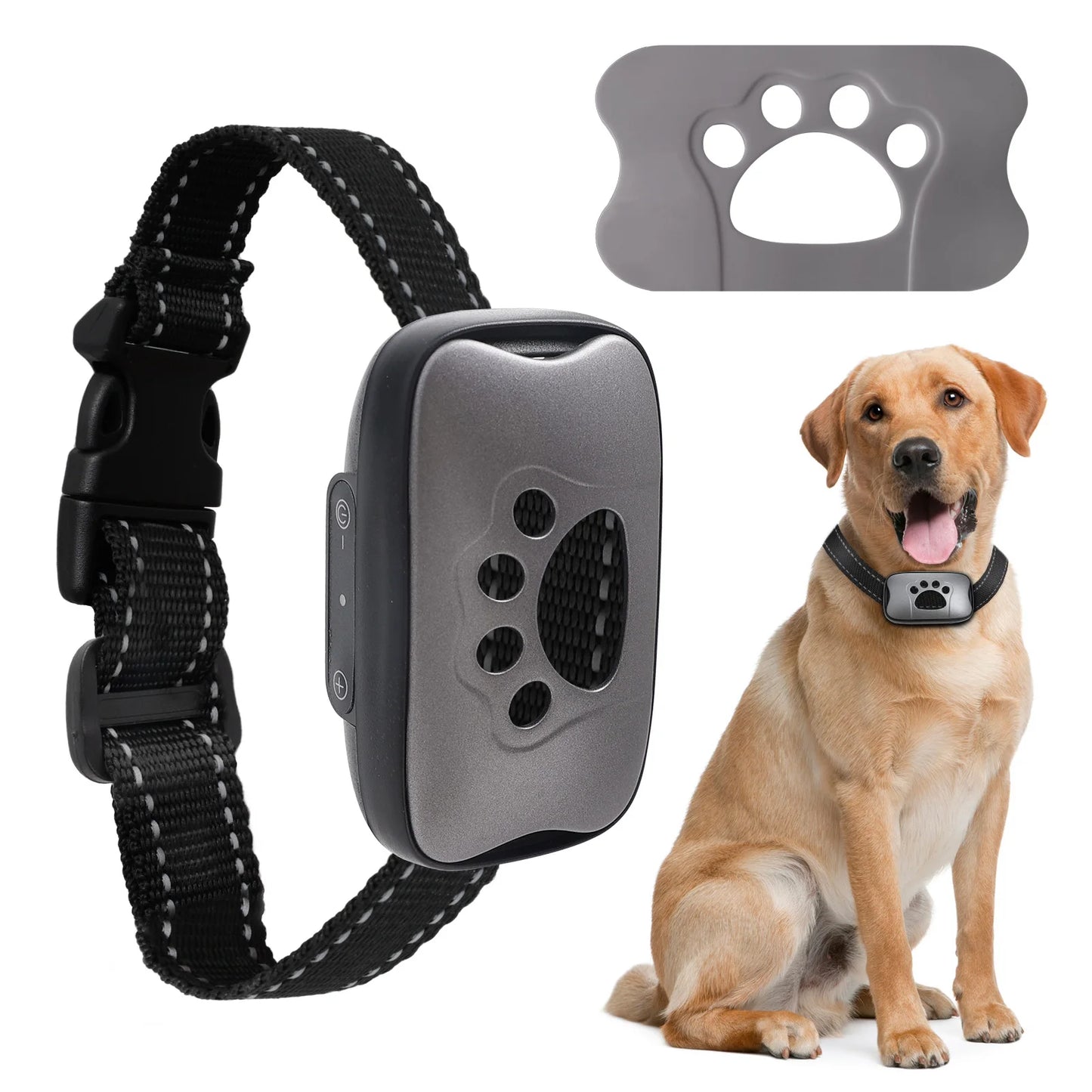 USB Rechargeable Ultrasonic Anti Bark Dog Training Collar