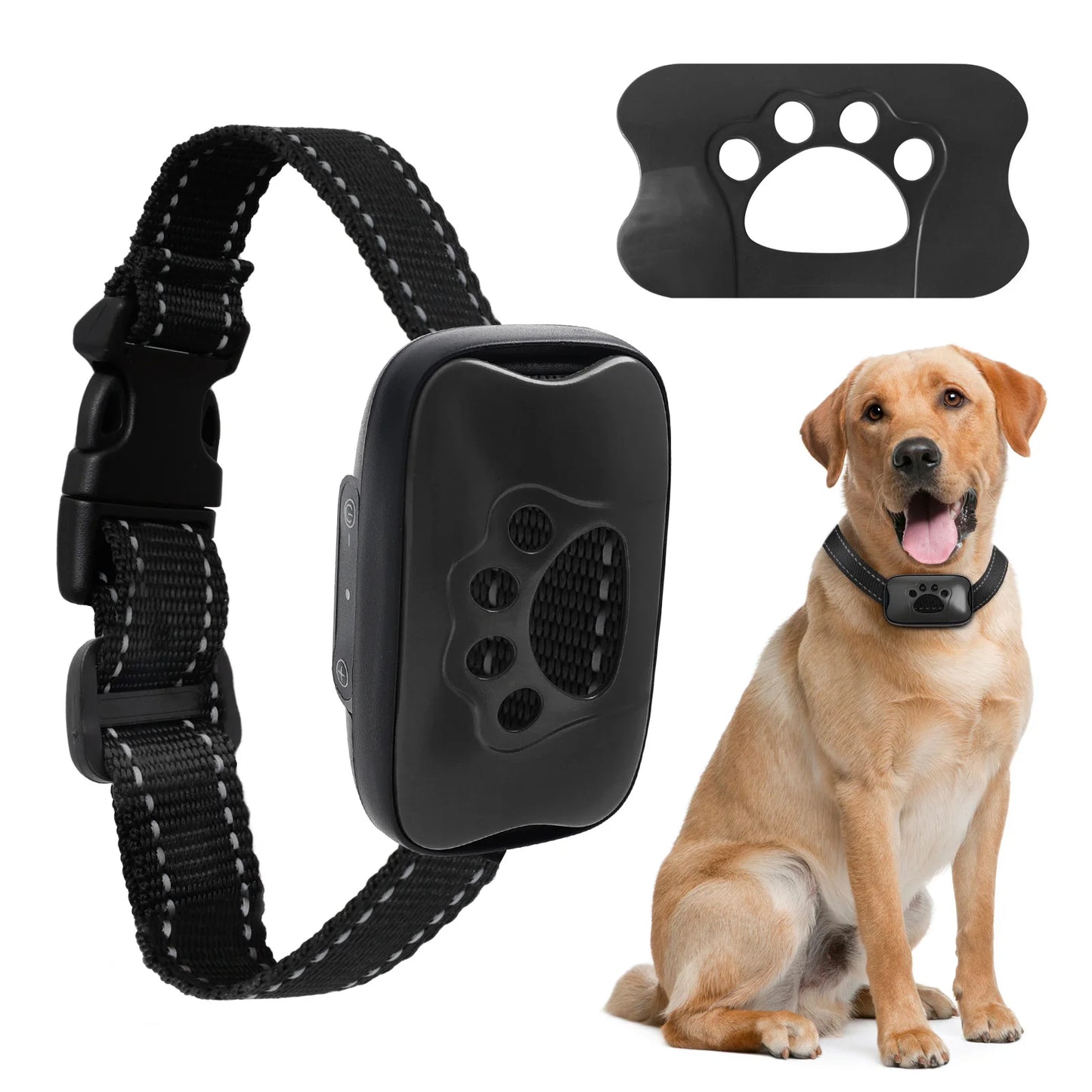 USB Rechargeable Ultrasonic Anti Bark Dog Training Collar