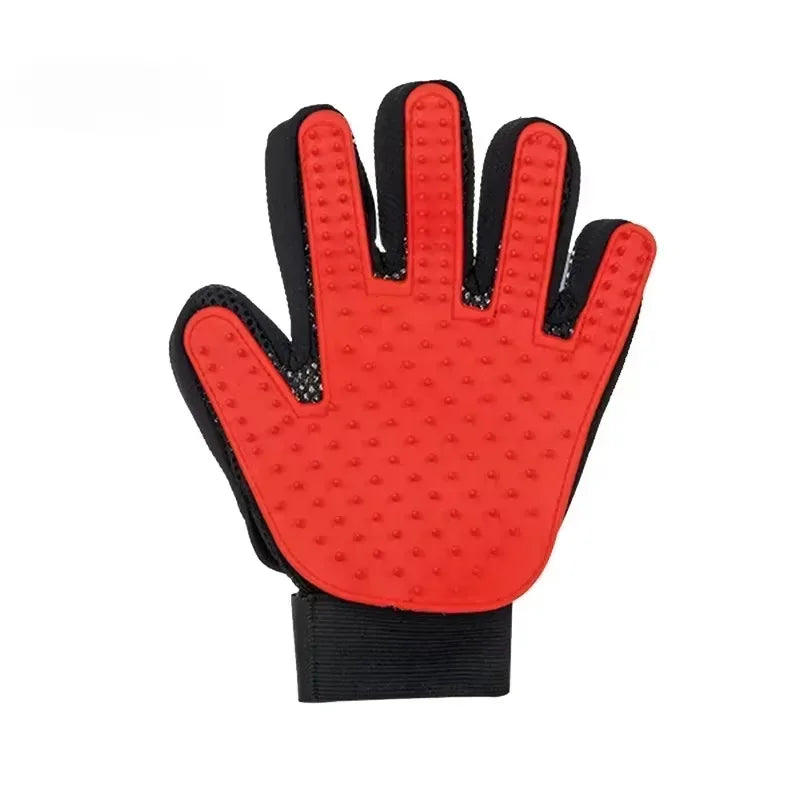 Pet Grooming Hair Removal Gloves for Cats & Dogs