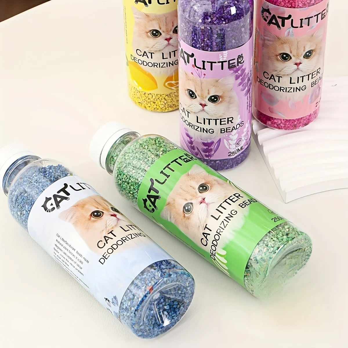 Cat Litter Deodorizing Beads | Odor Control Freshener