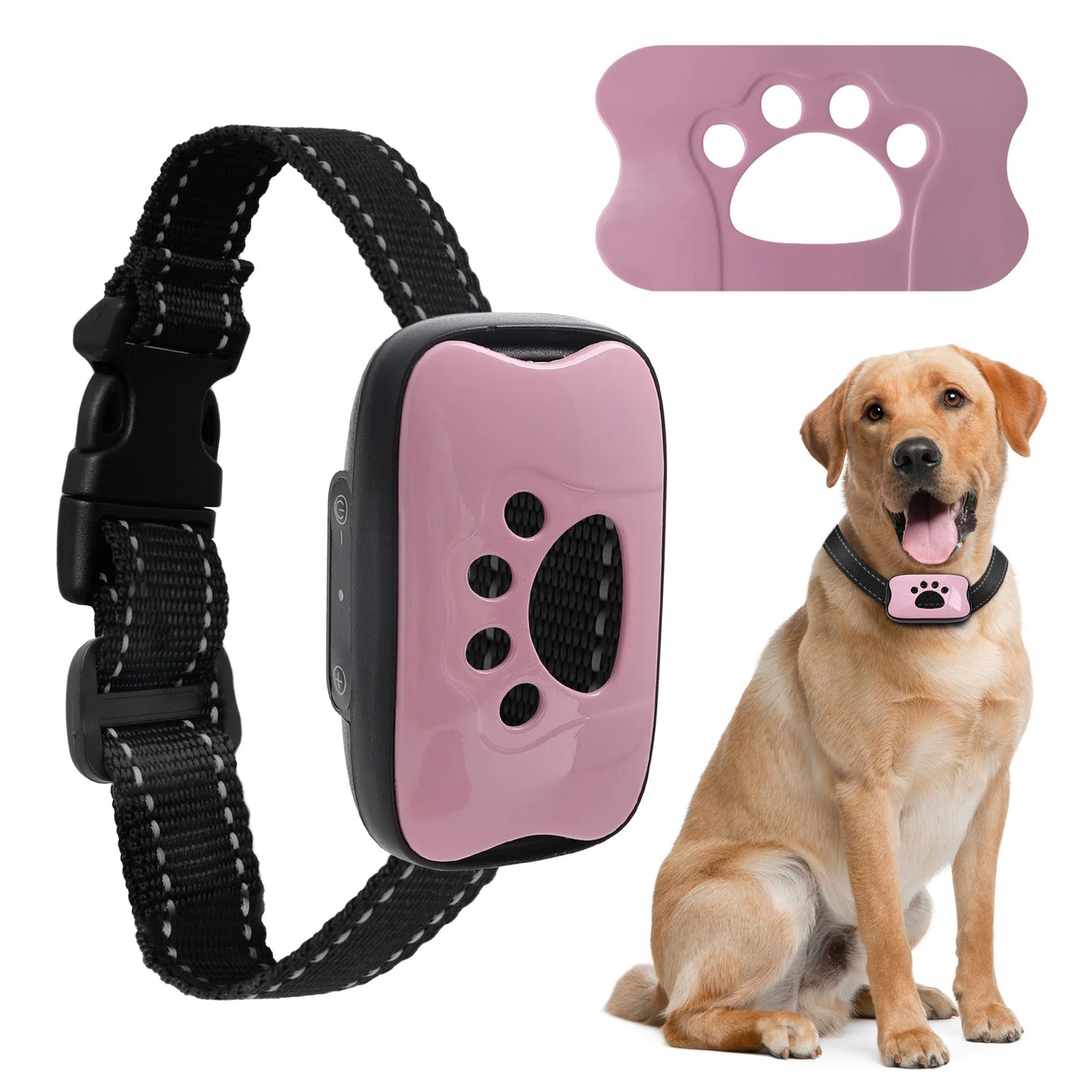 USB Rechargeable Ultrasonic Anti Bark Dog Training Collar