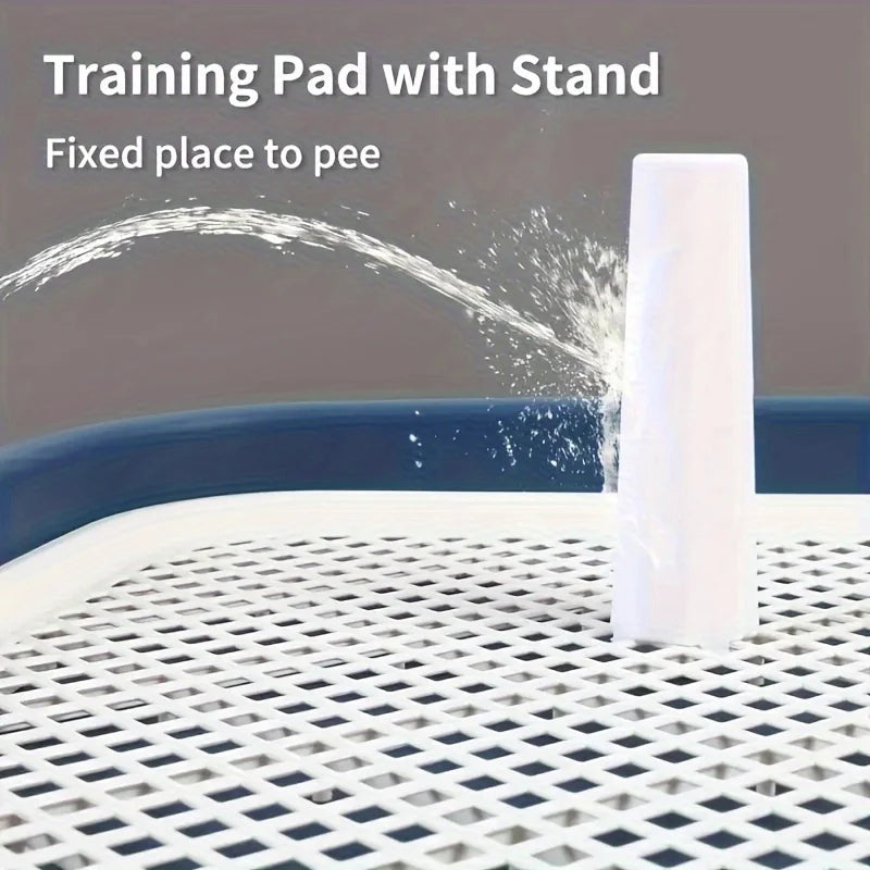 Reusable Dog Potty Training Toilet Tray with Removable Net