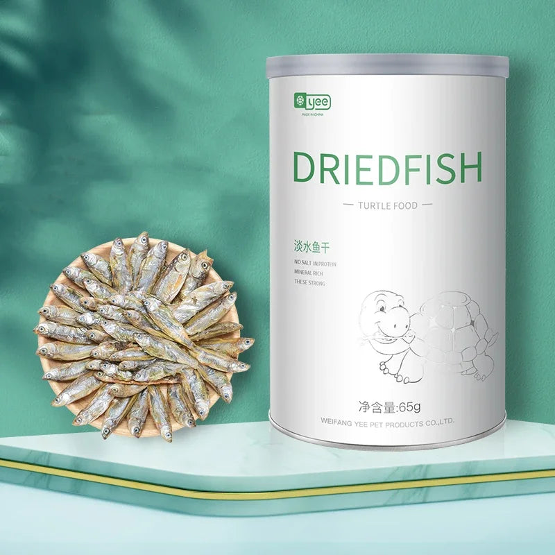 Dried Fish, Shrimp & Mealworm Food for Turtles, Fish & Reptiles