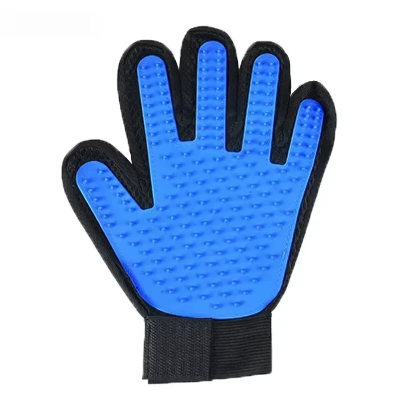 Pet Grooming Hair Removal Gloves for Cats & Dogs