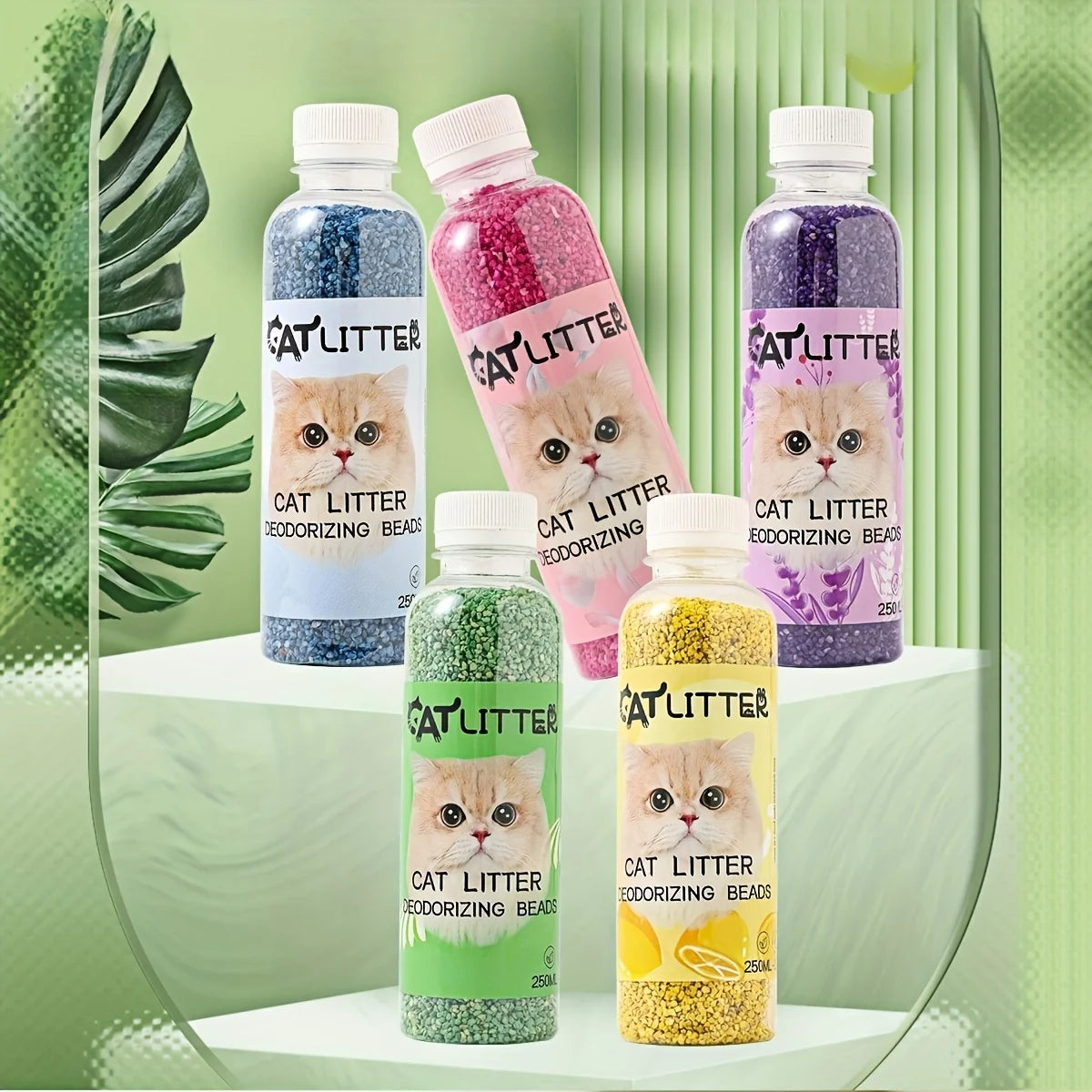 Cat Litter Deodorizing Beads | Odor Control Freshener