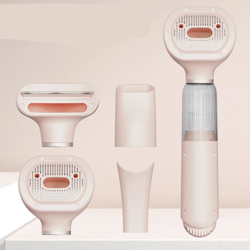Pet Hair Dryer Brush with Cool Air Grooming Comb