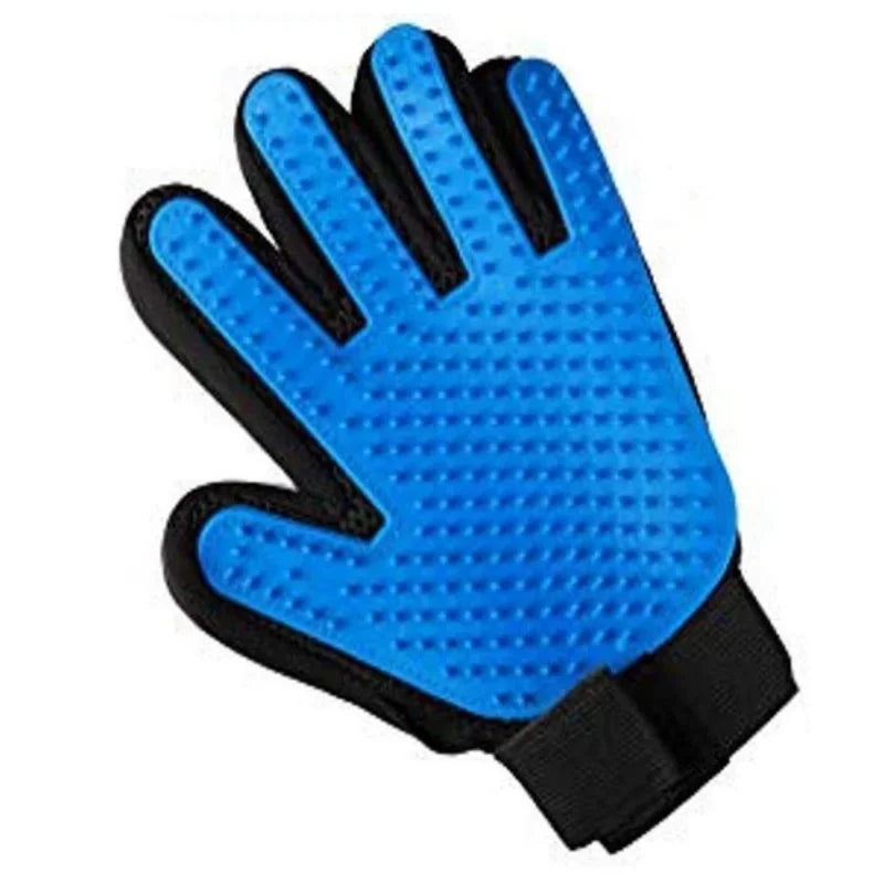 Pet Grooming Hair Removal Gloves for Cats & Dogs