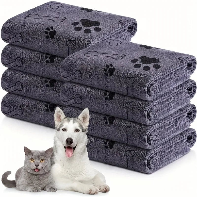 Quick-Drying Microfiber Dog Towel for Pets