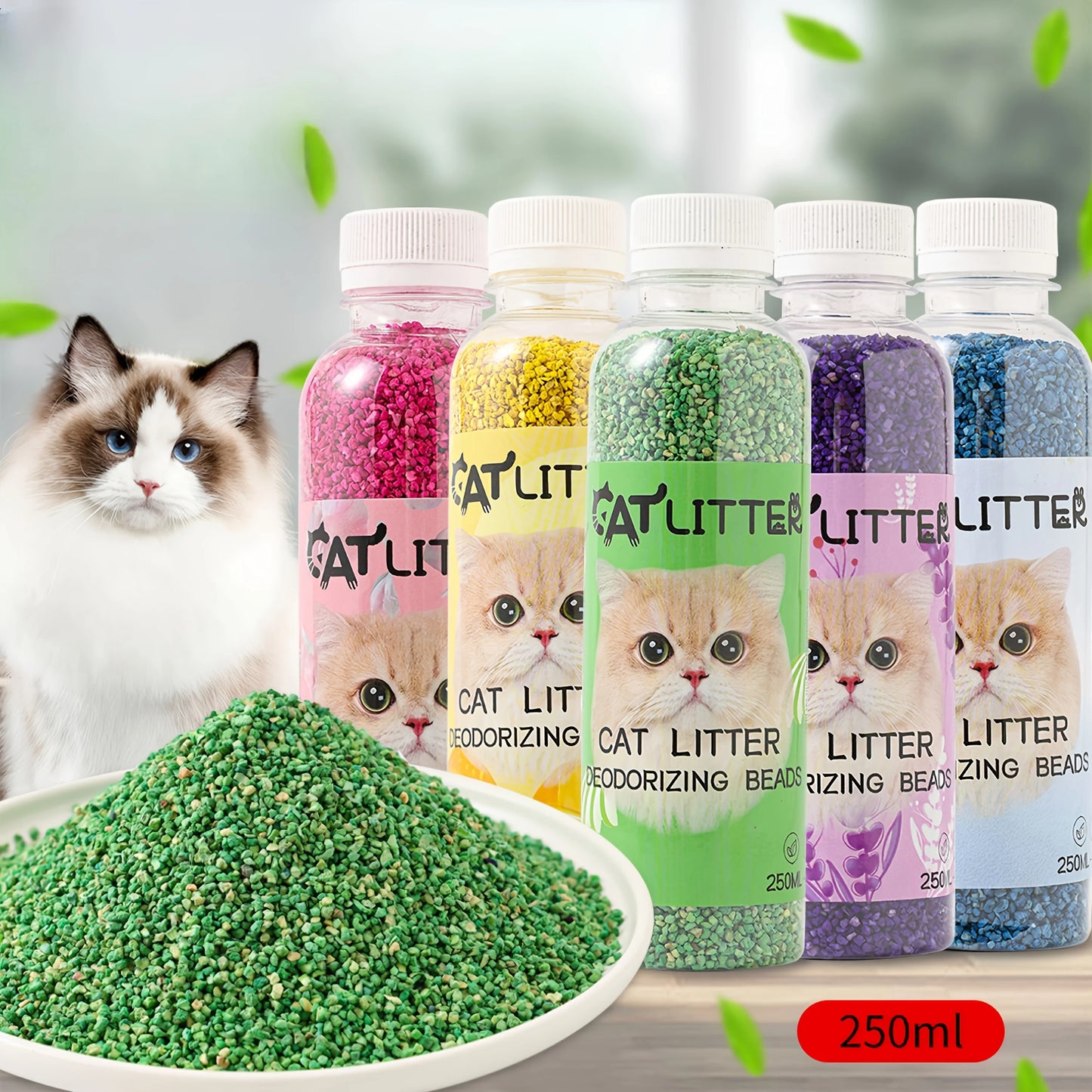 Cat Litter Deodorizing Beads | Odor Control Freshener