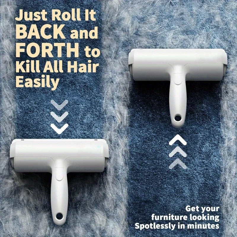 Reusable Pet Hair Remover Roller for Furniture & Clothes