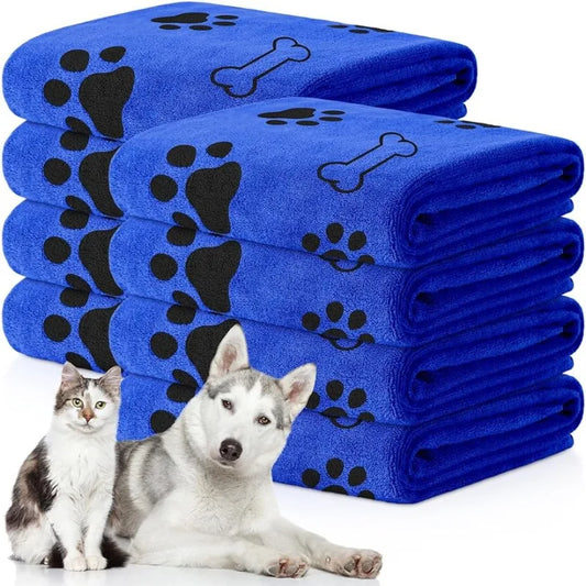 Quick-Drying Microfiber Dog Towel for Pets
