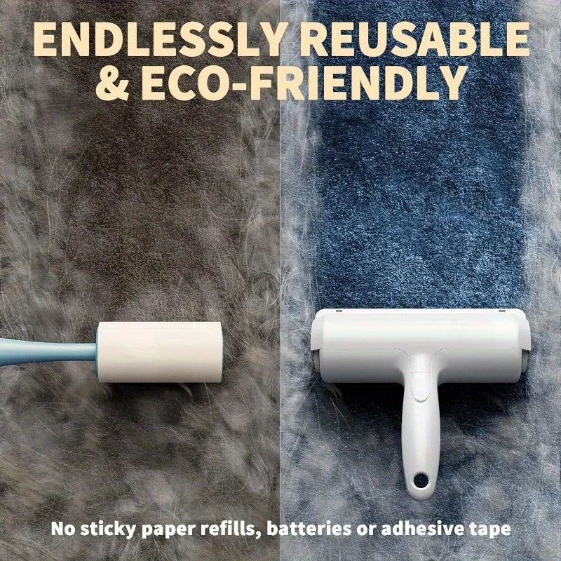 Reusable Pet Hair Remover Roller for Furniture & Clothes
