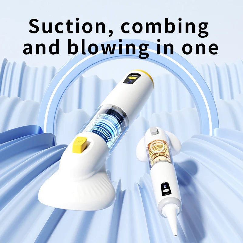 Multifunction Pet Hair Vacuum Grooming Brush