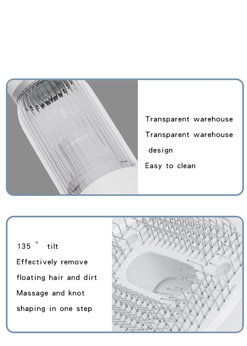 Pet Hair Dryer Brush with Cool Air Grooming Comb