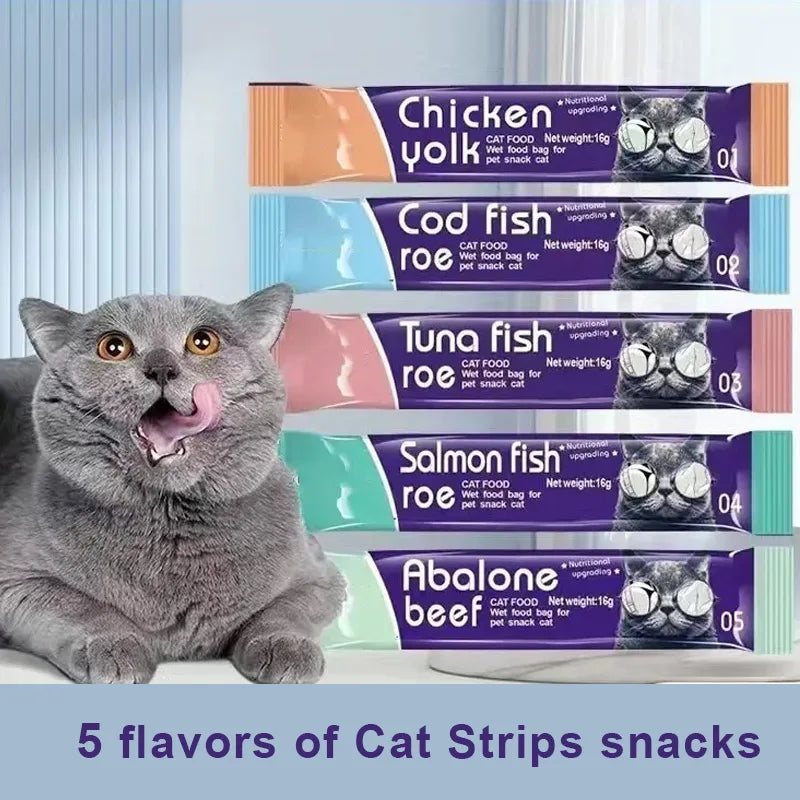 Cat Liquid Snack Strips