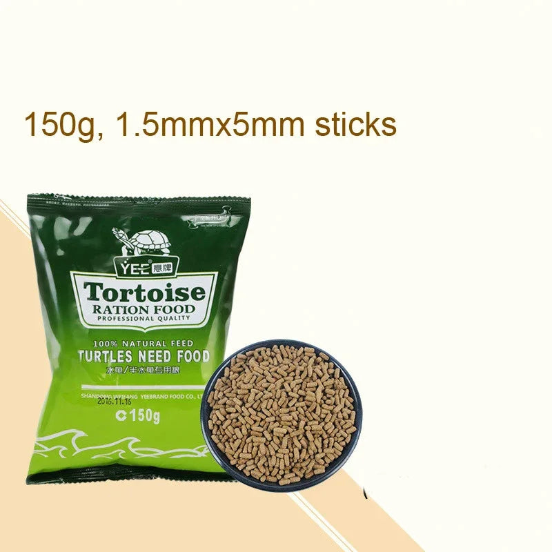 Dried Fish, Shrimp & Mealworm Food for Turtles, Fish & Reptiles