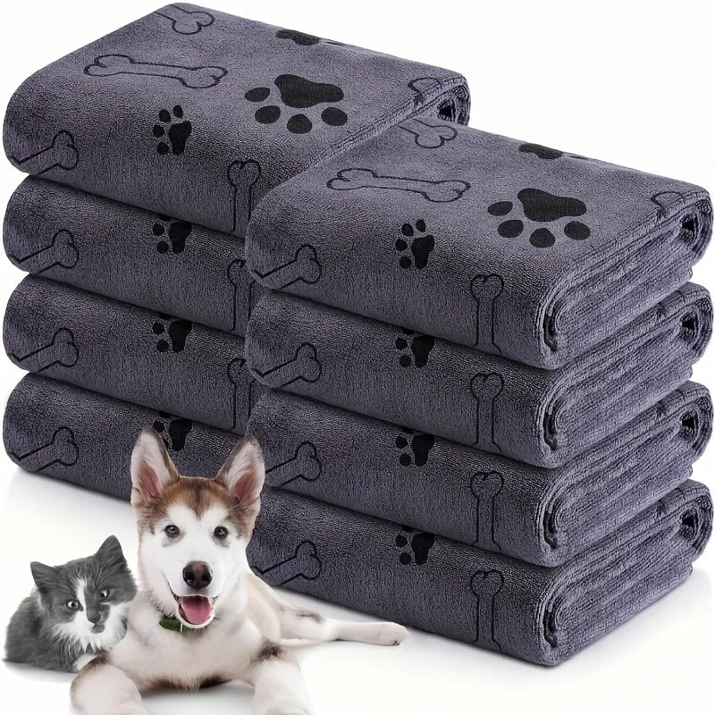 Quick-Drying Microfiber Dog Towel for Pets
