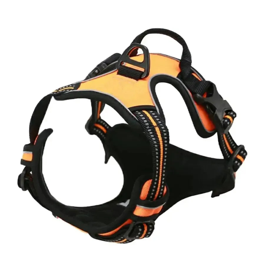 Dog Harness Vest & Collar Leash Set for Small to Large Dogs