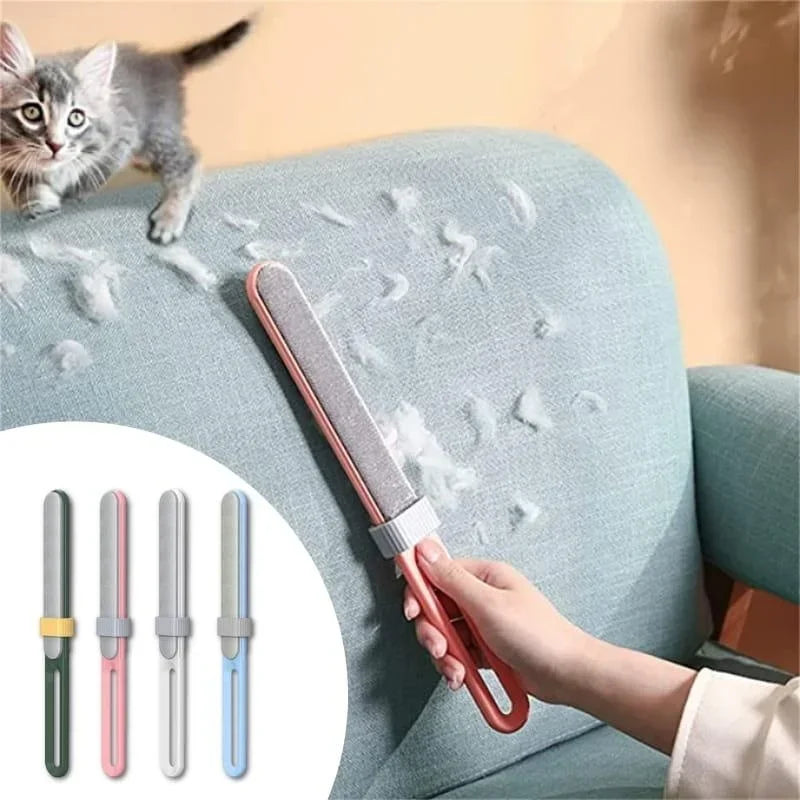 Double-Sided Electrostatic Lint & Pet Hair Remover Brush