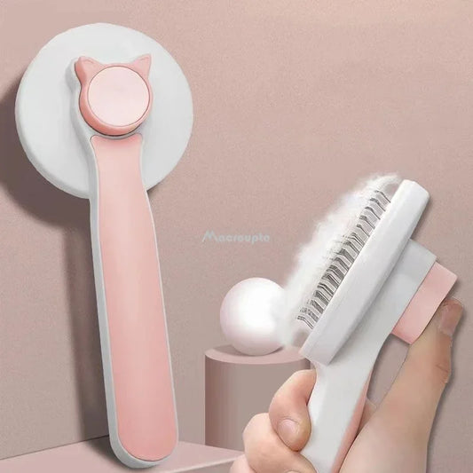 Self-Cleaning Slicker Brush for Dogs & Cats