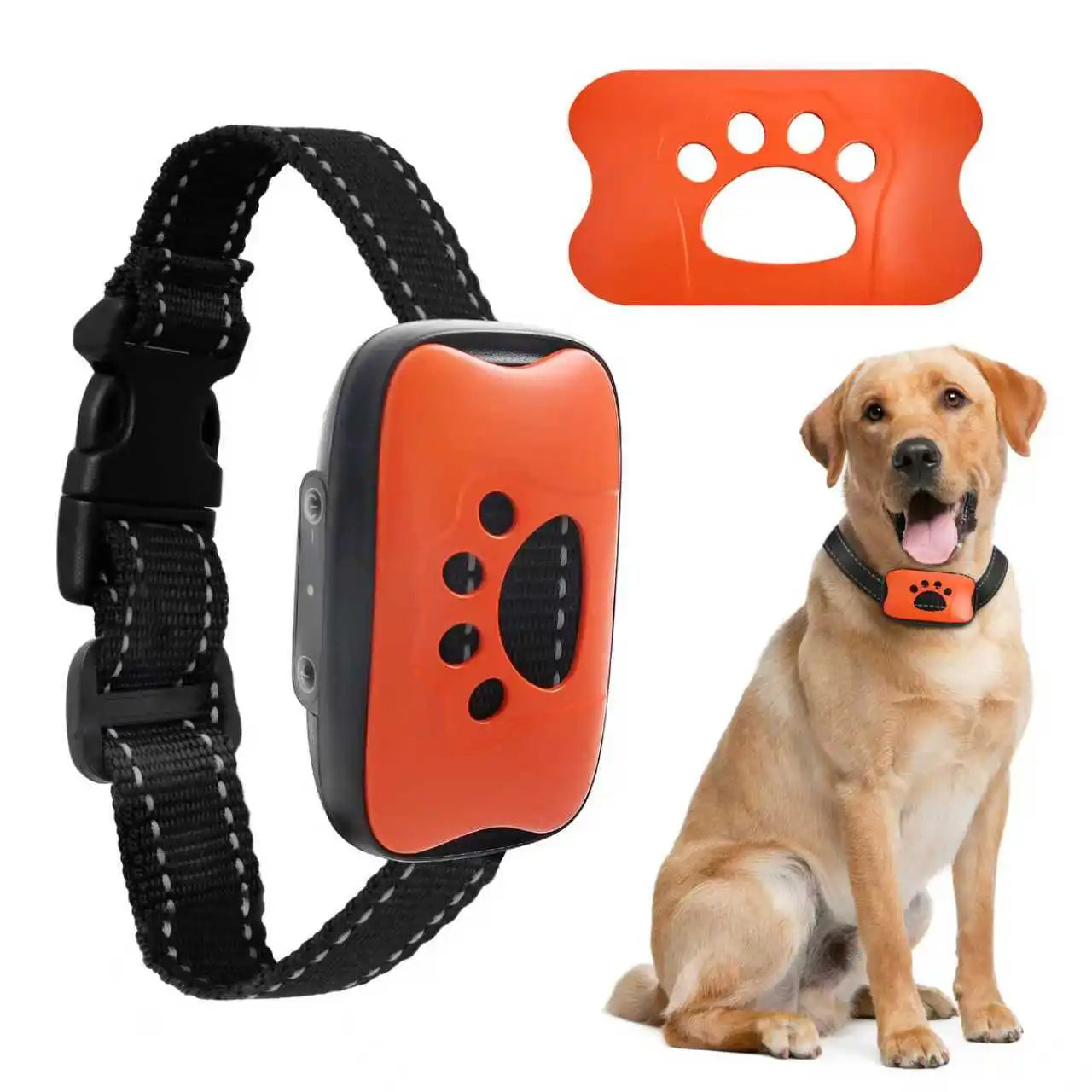 USB Rechargeable Ultrasonic Anti Bark Dog Training Collar