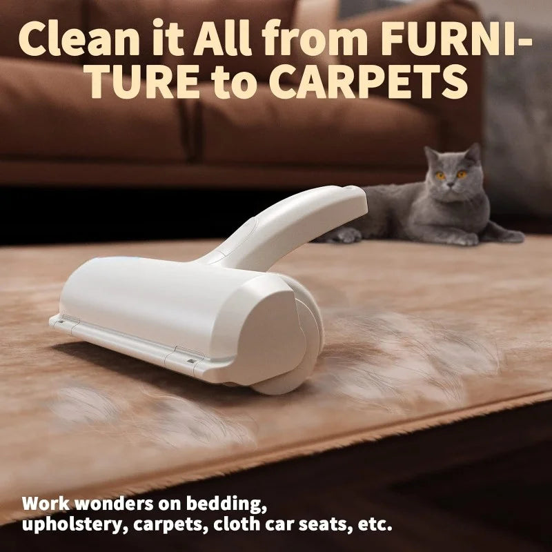 Reusable Pet Hair Remover Roller for Furniture & Clothes