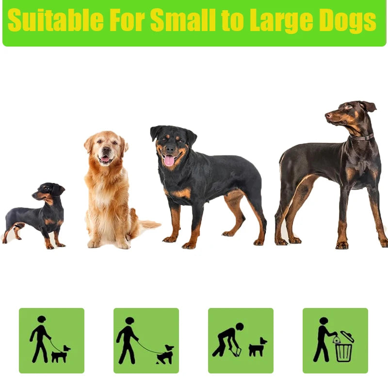 Biodegradable Lavender-Scented Dog Poop Bags with Holder