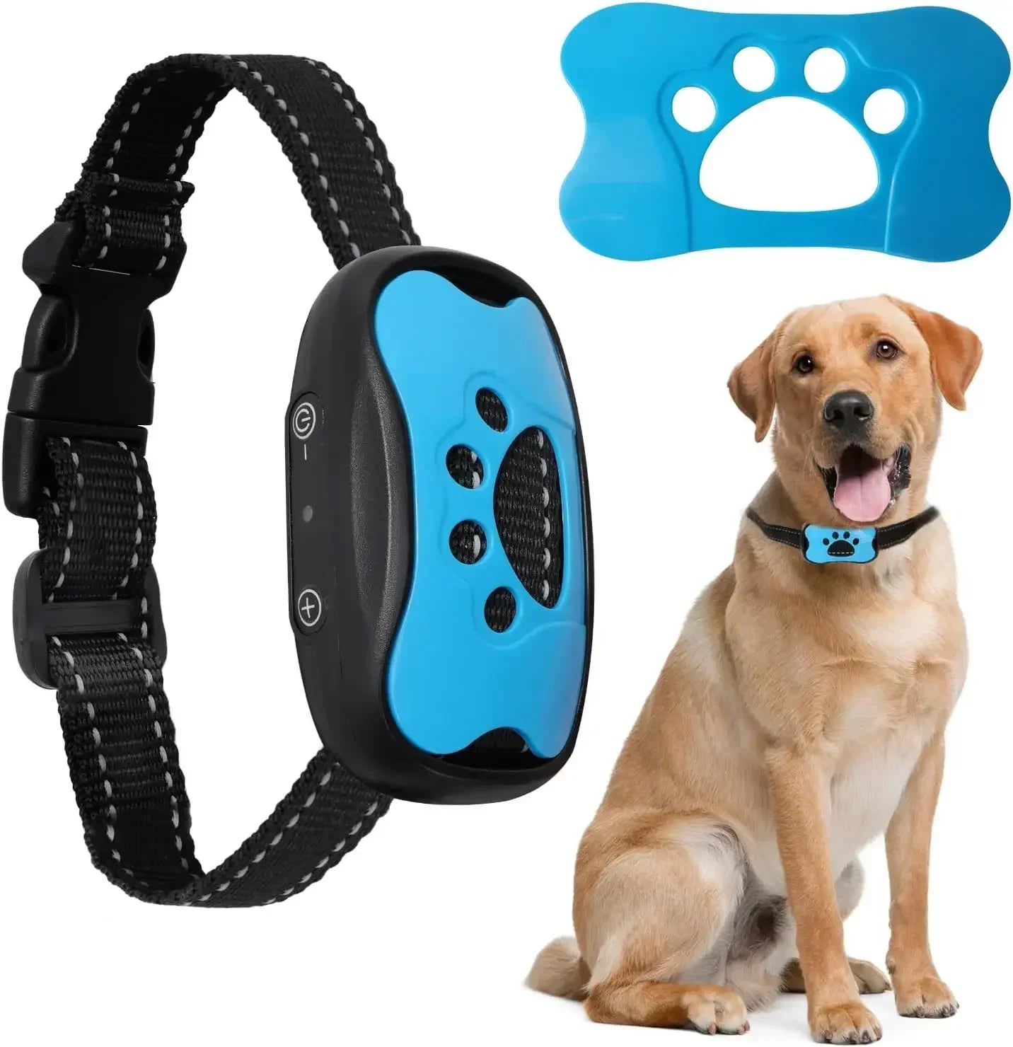 USB Rechargeable Ultrasonic Anti Bark Dog Training Collar