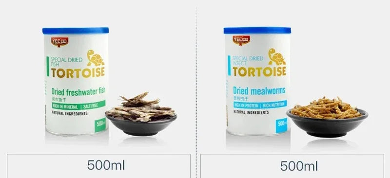 Dried Fish, Shrimp & Mealworm Food for Turtles, Fish & Reptiles