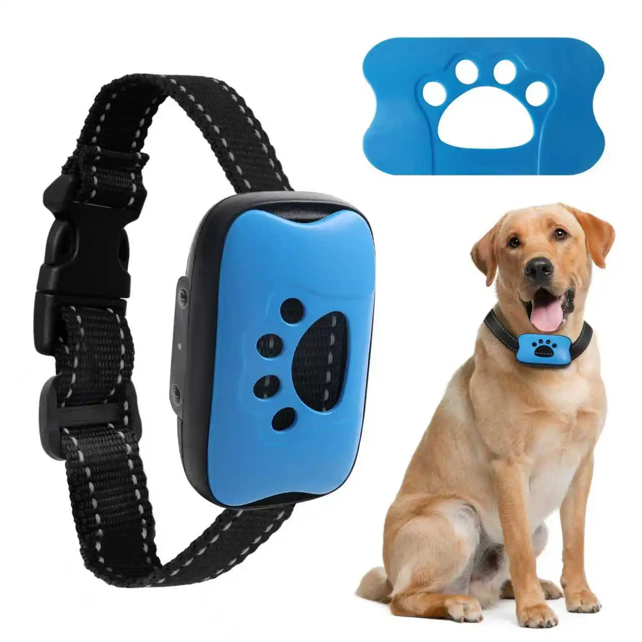 USB Rechargeable Ultrasonic Anti Bark Dog Training Collar