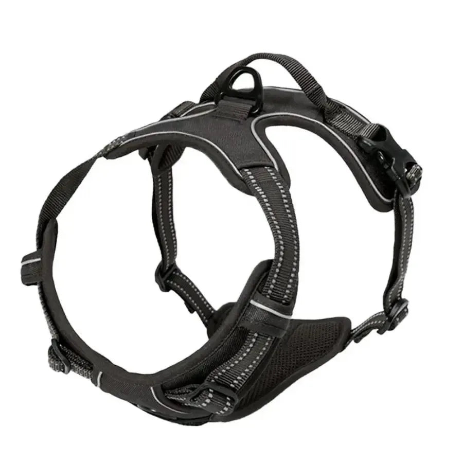 Dog Harness Vest & Collar Leash Set for Small to Large Dogs